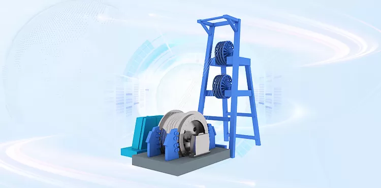 condition monitoring system for main and auxiliary hoists