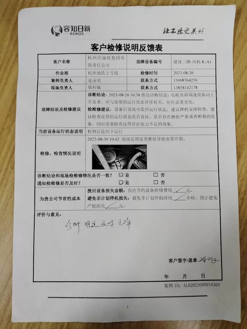 Hangzhou Metro Group Co., Ltd. Jianshe Sanlu - Fan K-A1